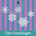 Cadeaukaartje - "Fijne Feestdagen" – 20 Stuks