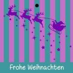 Cadeaukaartje - "Frohe Weihnachten" – 20 Stuks