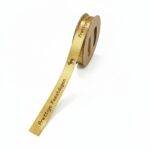 Satijnlint – Prettige Feestdagen – Goud - Afbeelding 2