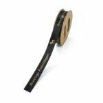 Satijnlint – Prettige Feestdagen – Zwart - Afbeelding 2