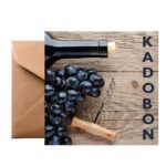 Cadeaubon Deluxe – “Kadobon” (Wijn & Druiven) – 25 stuks (met kraft envelop)