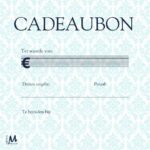 Cadeaubon Deluxe – “Cadeaubon” (Blauw Ornament) – 25 stuks (met blauwe envelop) - Afbeelding 2