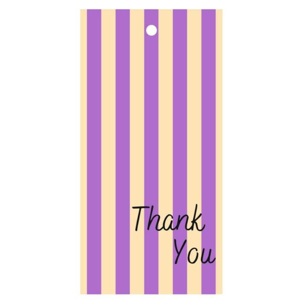Cadeaukaartje - "Thank you" - 20 Stuks