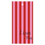 Cadeaukaartje - "I Love You" - 20 Stuks