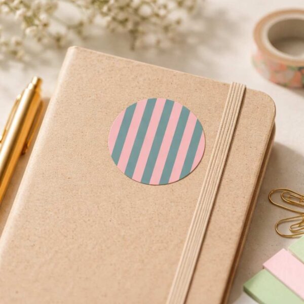 Etiketten - Stripes - Mix - 250 Stuks