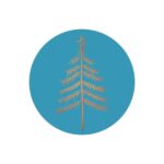 Labels – Christmas Tree - Blue – 250 Pieces