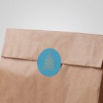 Labels – Christmas Tree - Blue – 250 Pieces - Image 2