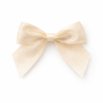 Satijnen strikken – crème – 24 Stuks