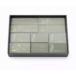 Rouwkaarten Set - "Olive Gold" - 200 Stuks