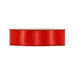 Satijn Lint Fel Rood - 50m - / Double Satin Classic