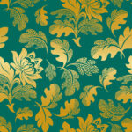 Inpakpapier – Botanisch Groen/Oranje – Cadeaupapier – 2 x 0,7 m - Afbeelding 6