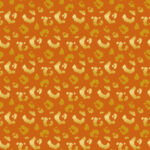 Inpakpapier – Botanisch Groen/Oranje – Cadeaupapier – 2 x 0,7 m - Afbeelding 3