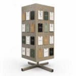 Perfodisplay – Zilvergrijs – 22 x 22 x 56 cm