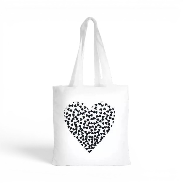 Katoenen tas - Hearts