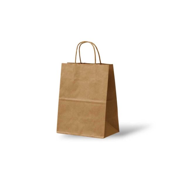 Papieren Tas (XS) - Bruin Kraft - 50 Stuks