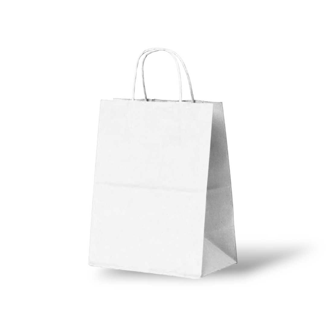 Papieren Tas - Wit - 250 Stuks
