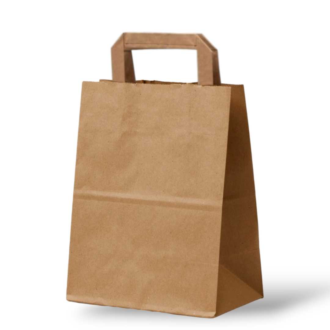 Papieren Tas - Bruin / Kraft - 500 Stuks
