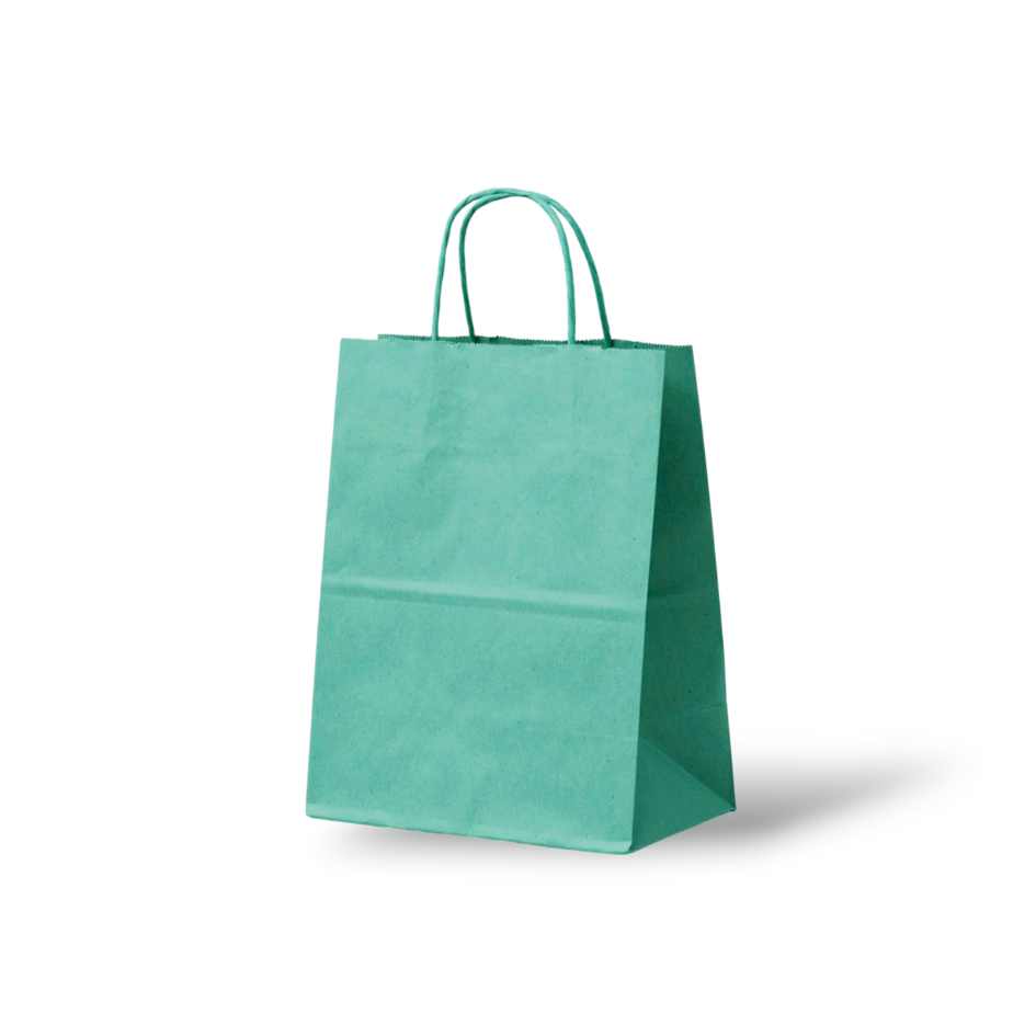 Papieren tas Zee groen