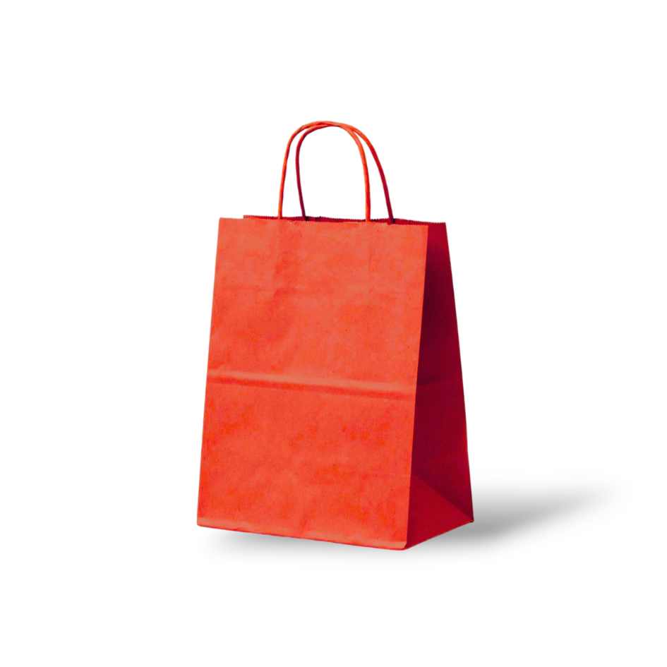 Papieren tas Rood