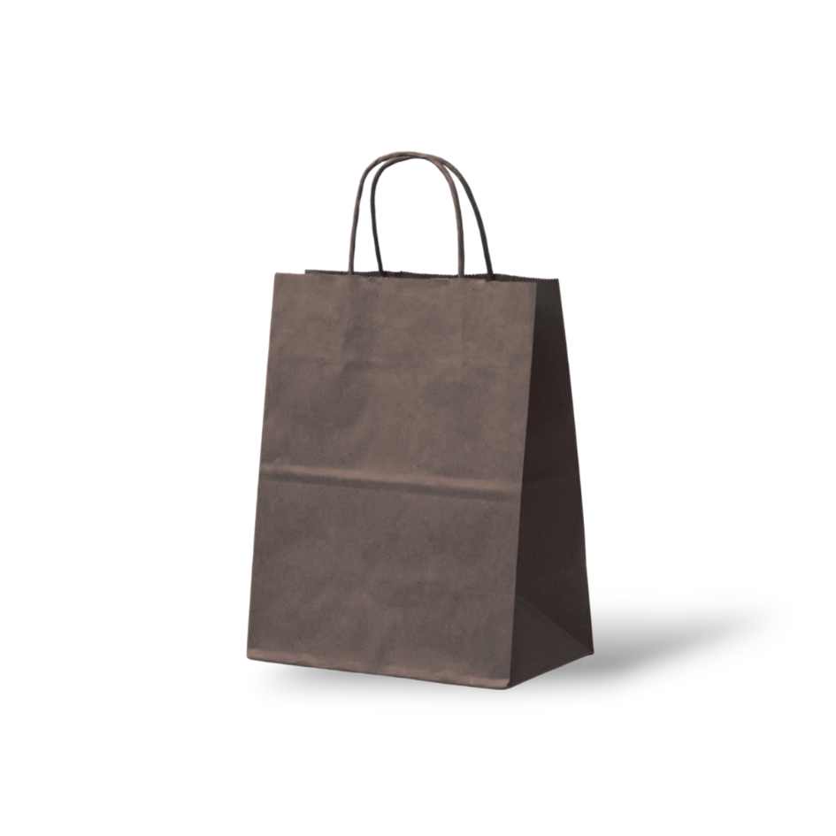 Papieren tas Chocolade bruin