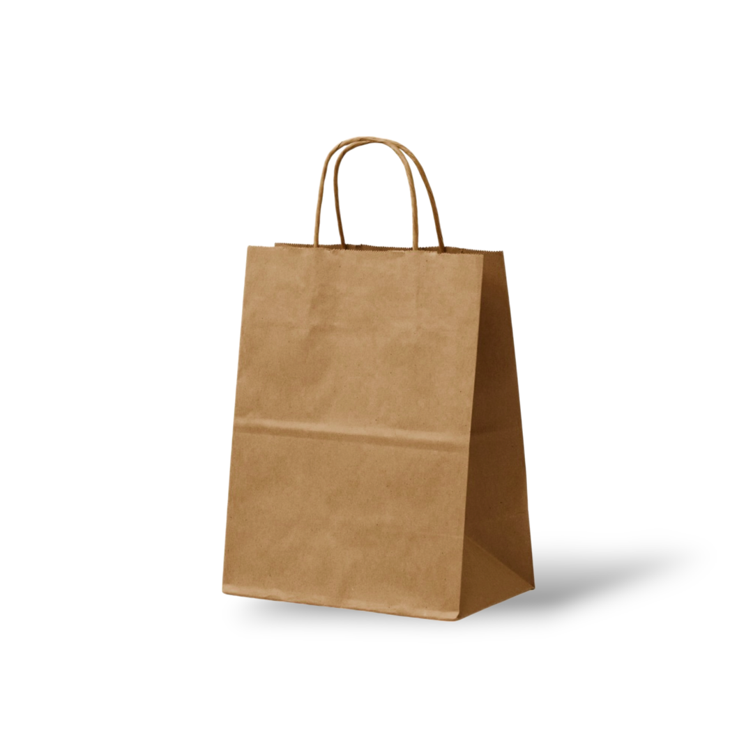 Papieren tas Kraft bruin