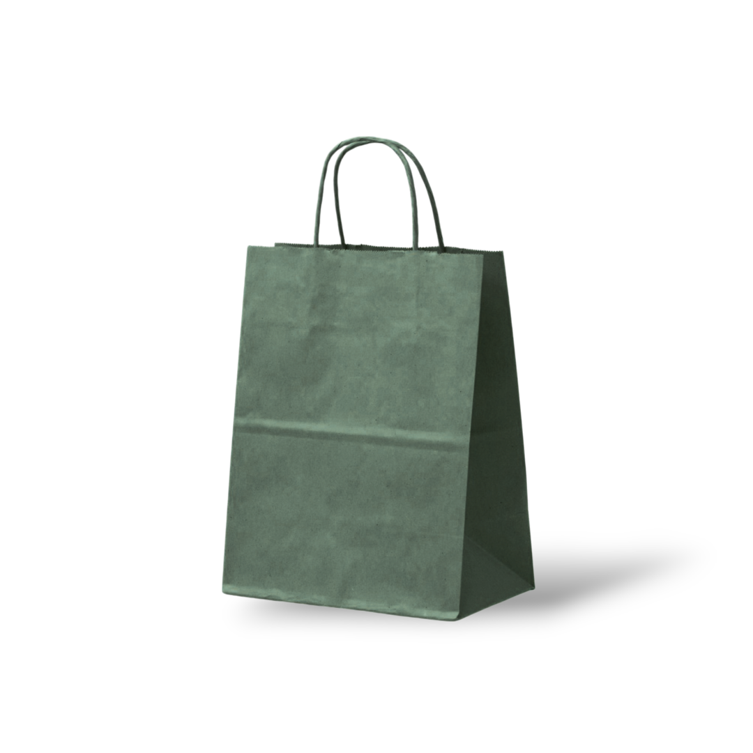 Papieren tas Leger groen