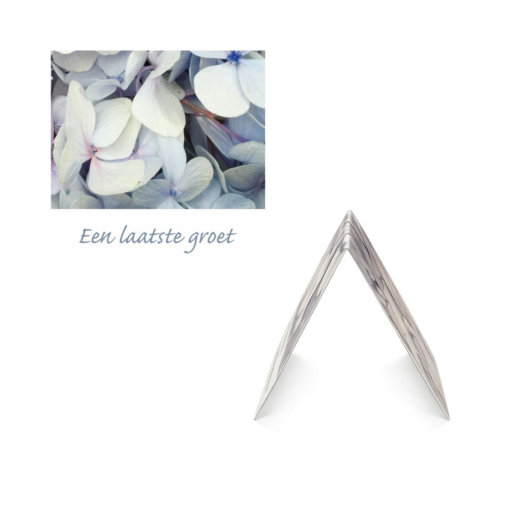 Gevouwen rouwkaarten