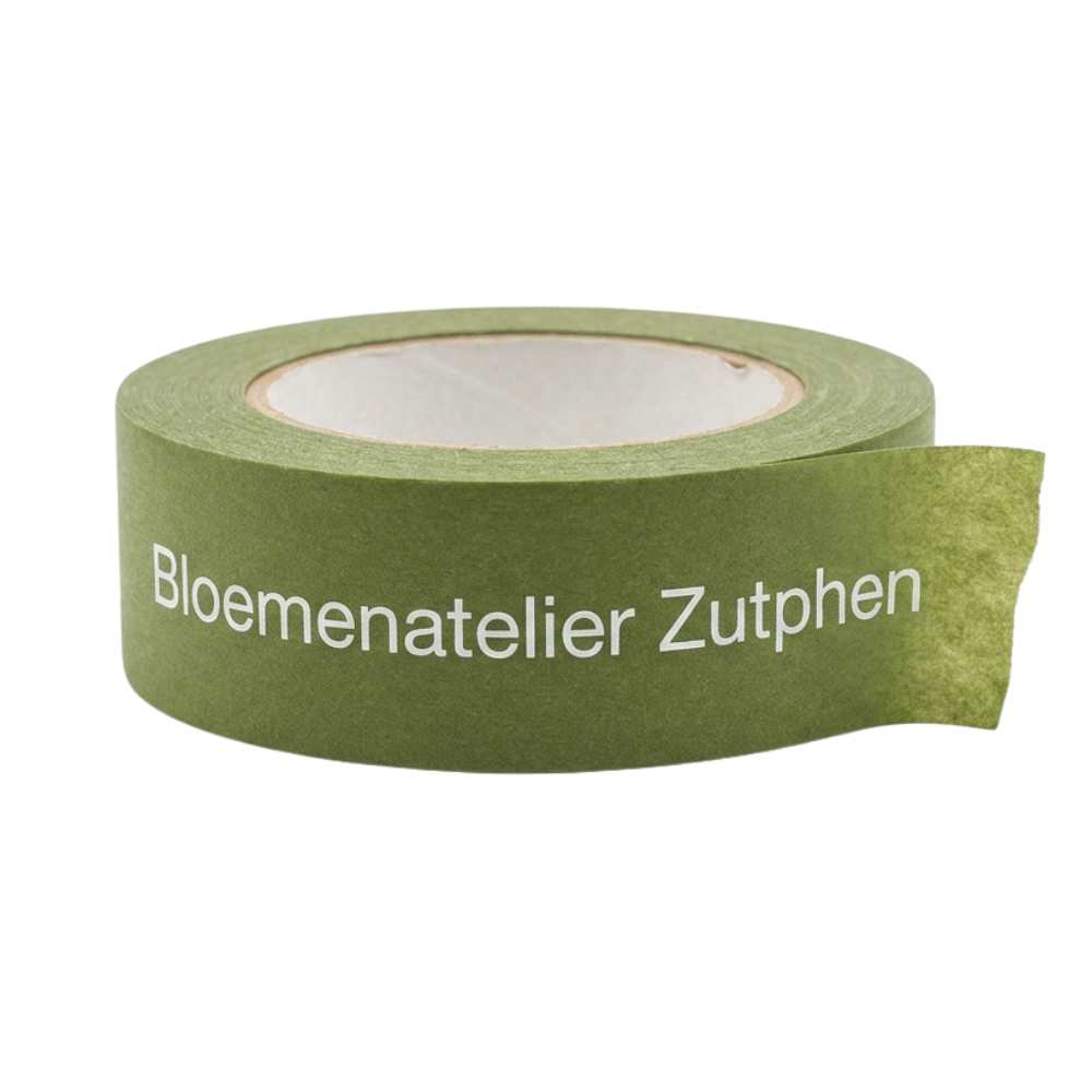 Bedrukt papierband voorbeeld