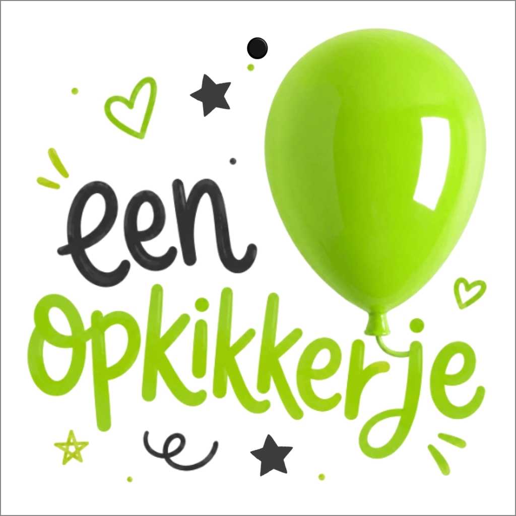 Cadeaukaartje - "Een opkikkertje" - 20 Stuks