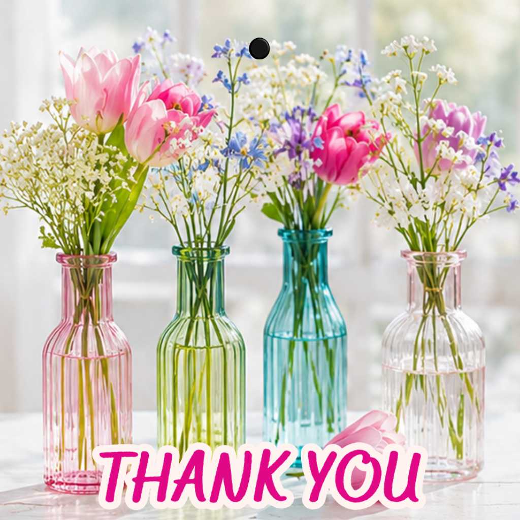 Cadeaukaartje - "Thank you" - 20 Stuks