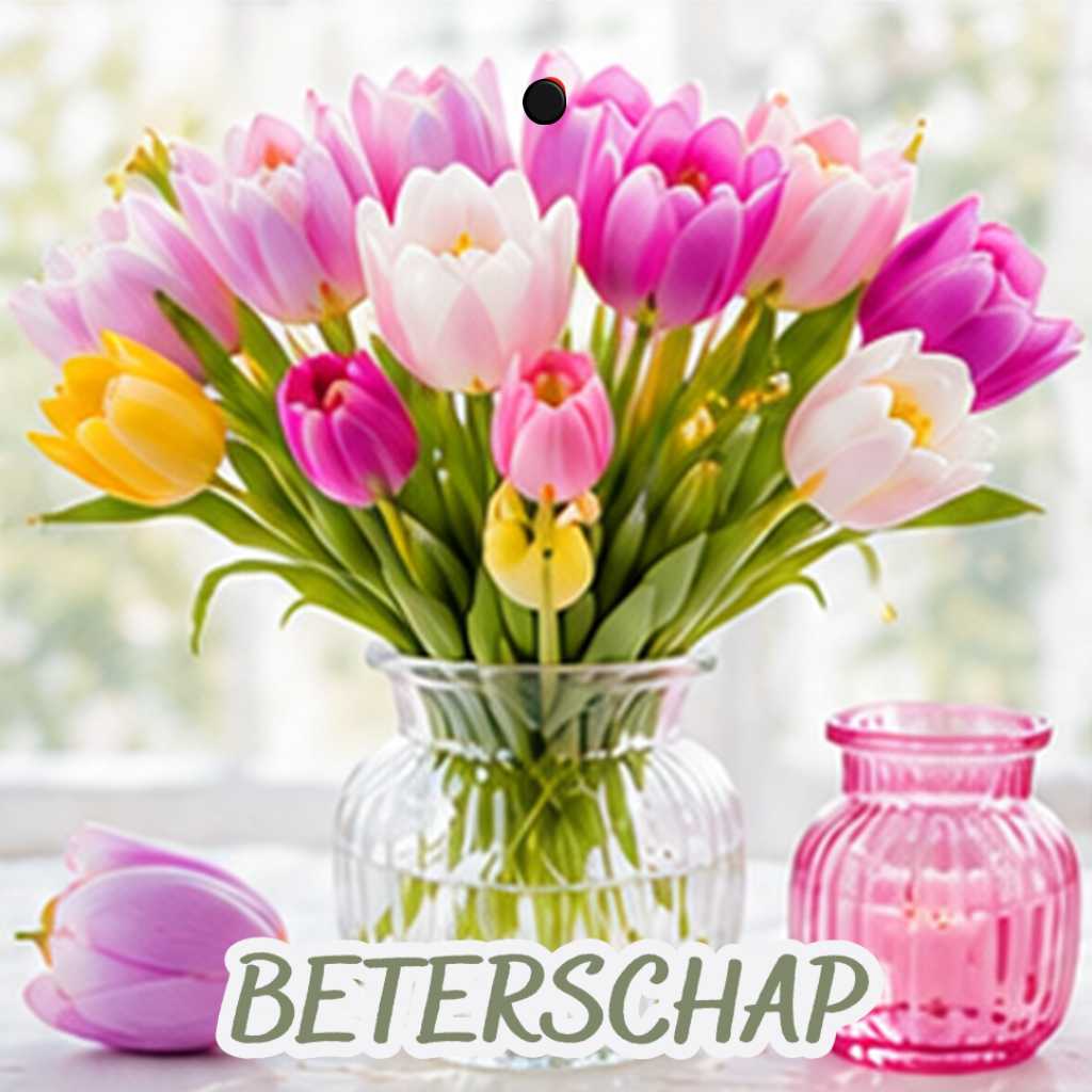Cadeaukaartje - "Beterschap" - 20 Stuks