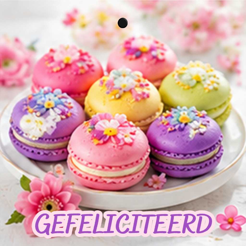 Cadeaukaartje - "Gefeliciteerd" - 20 Stuks