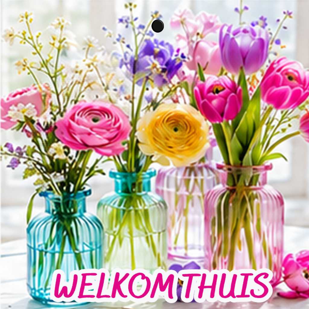 Cadeaukaartje - "Welkom thuis" - 20 Stuks