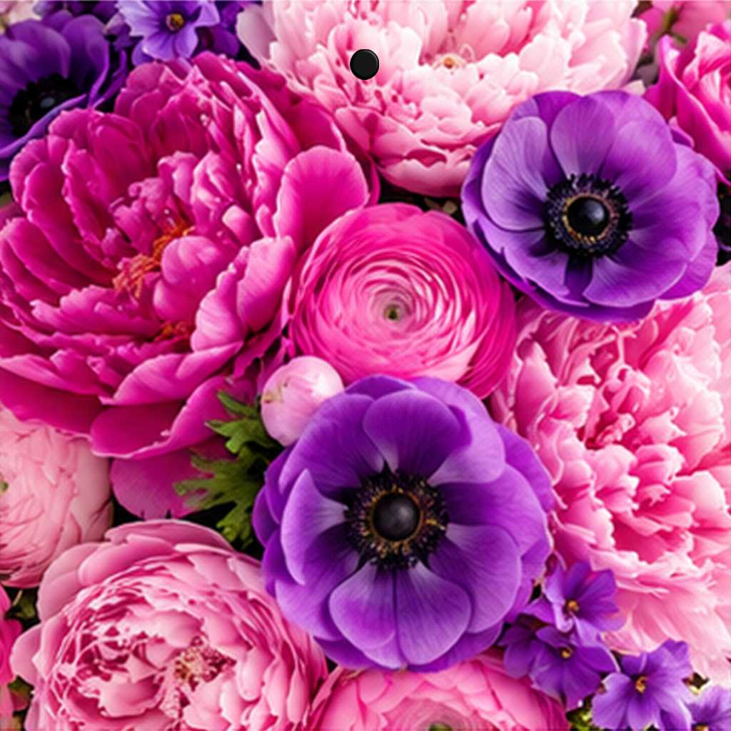 Cadeaukaartje - "Flower" - 20 Stuks
