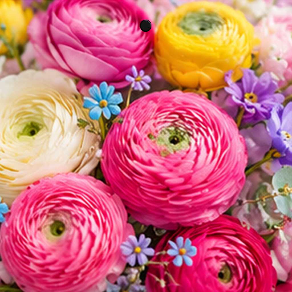 Cadeaukaartje - "Bloemen" - 20 Stuks