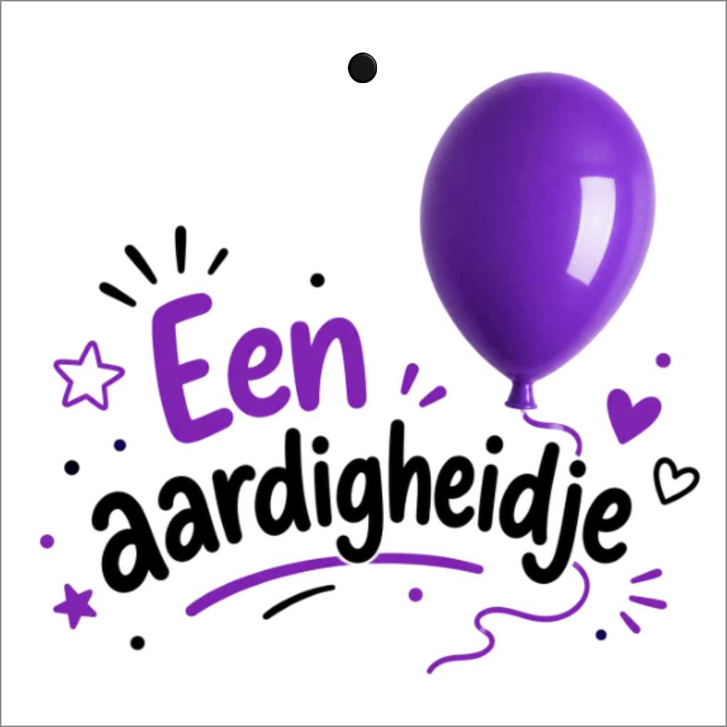 Cadeaukaartje - "Een aardigheidje" - 20 Stuks