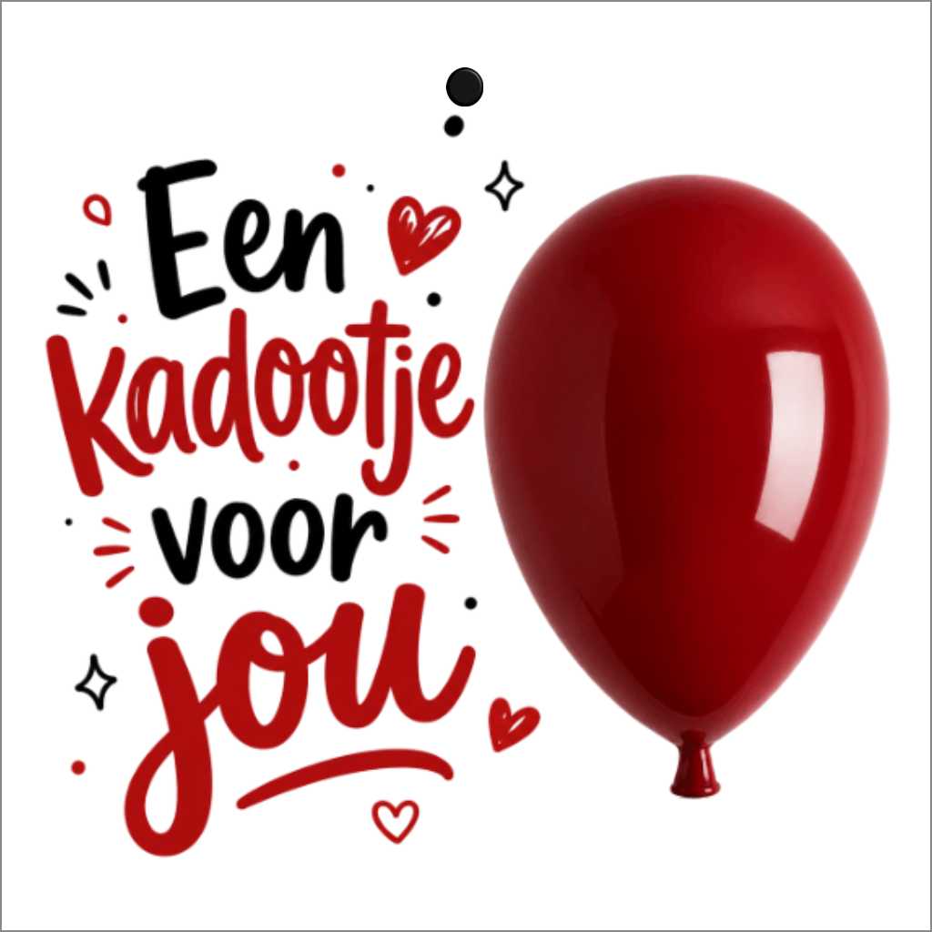 Cadeaukaartje - "Een kadootje voor jou" - 20 Stuks
