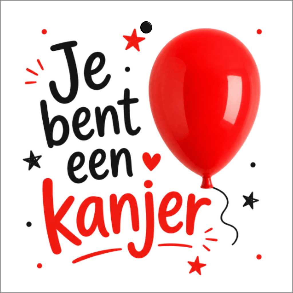 Cadeaukaartje - "Je bent een kanjer" - 20 Stuks