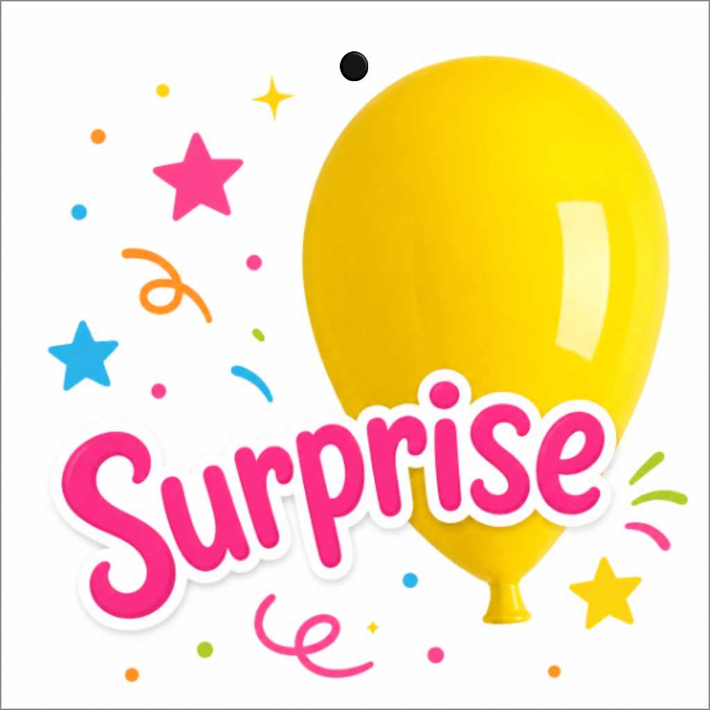 Cadeaukaartje - "Surprise" - 20 Stuks