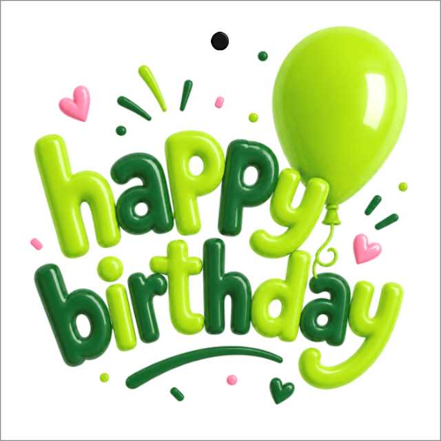 Cadeaukaartje - "Happy Birthday" - 20 Stuks