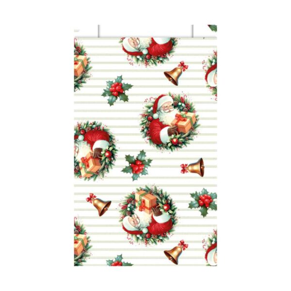 Cadeauzakjes (M) - Kerstman (Bel) - 16+8x27 cm - 250 stuks