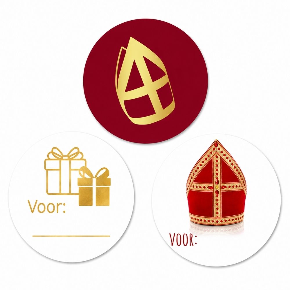 Sinterklaas etiketten
