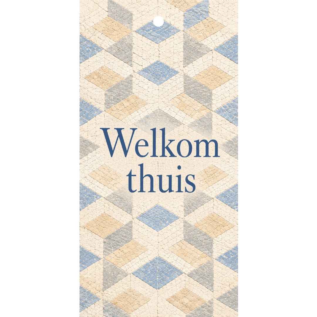 Cadeaukaartje - "Welkom thuis" - 20 Stuks