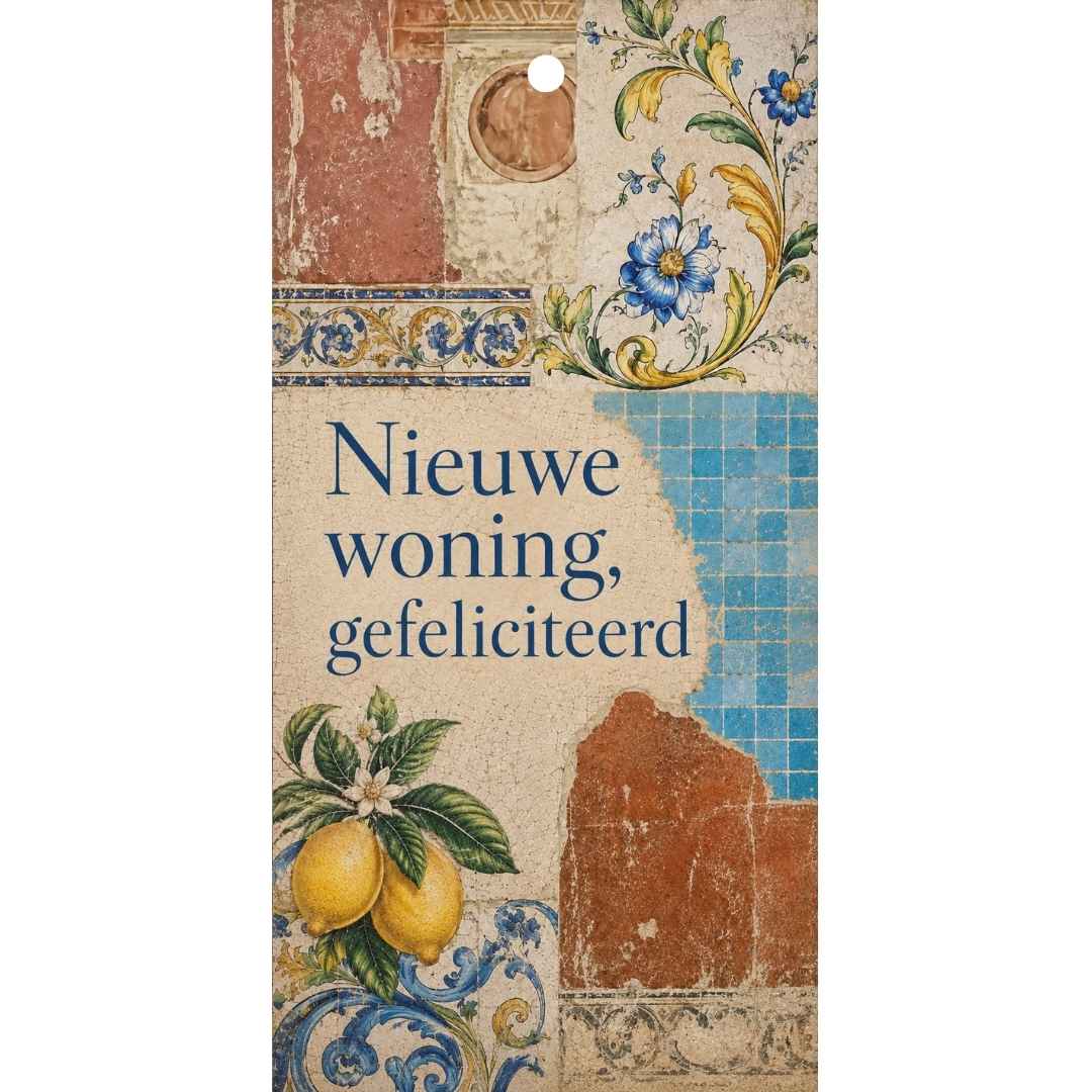 Cadeaukaartje - "Nieuwe Woning, Gefeliciteerd" - 20 Stuks