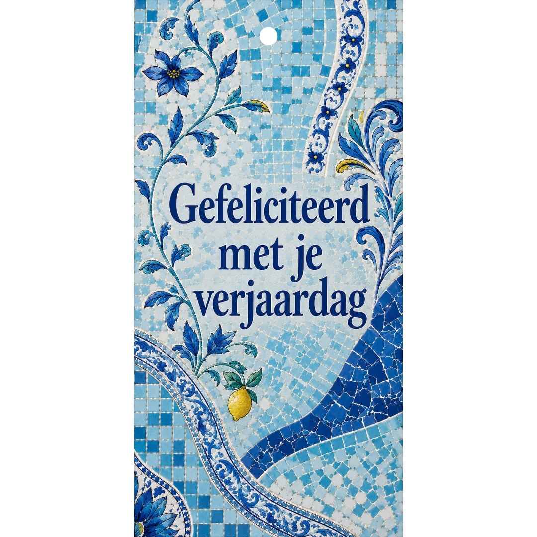 Cadeaukaartje - "Gefeliciteerd Met Je Verjaardag" - 20 Stuks