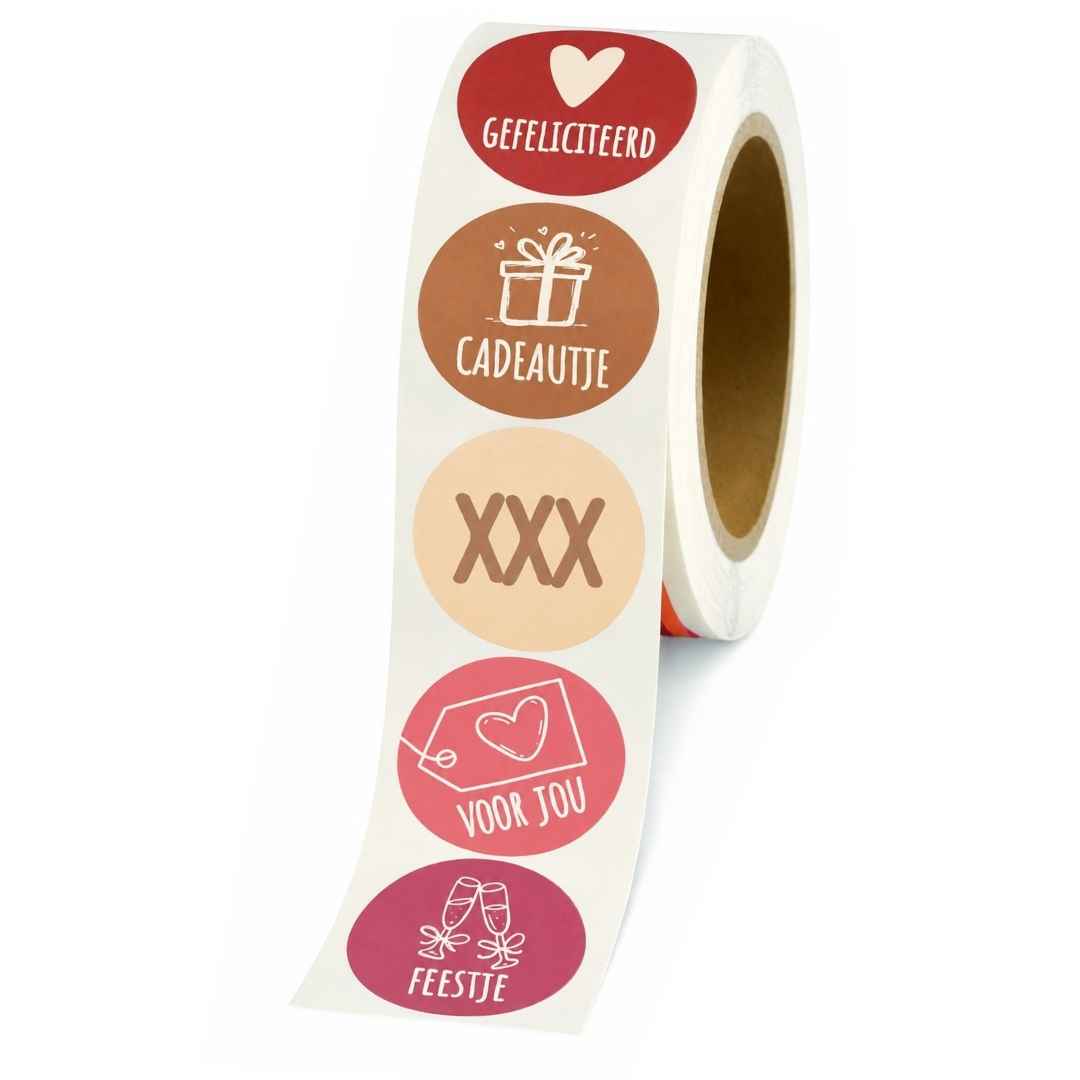 Etiketten - Celebrate - Mix - 250 Stuks