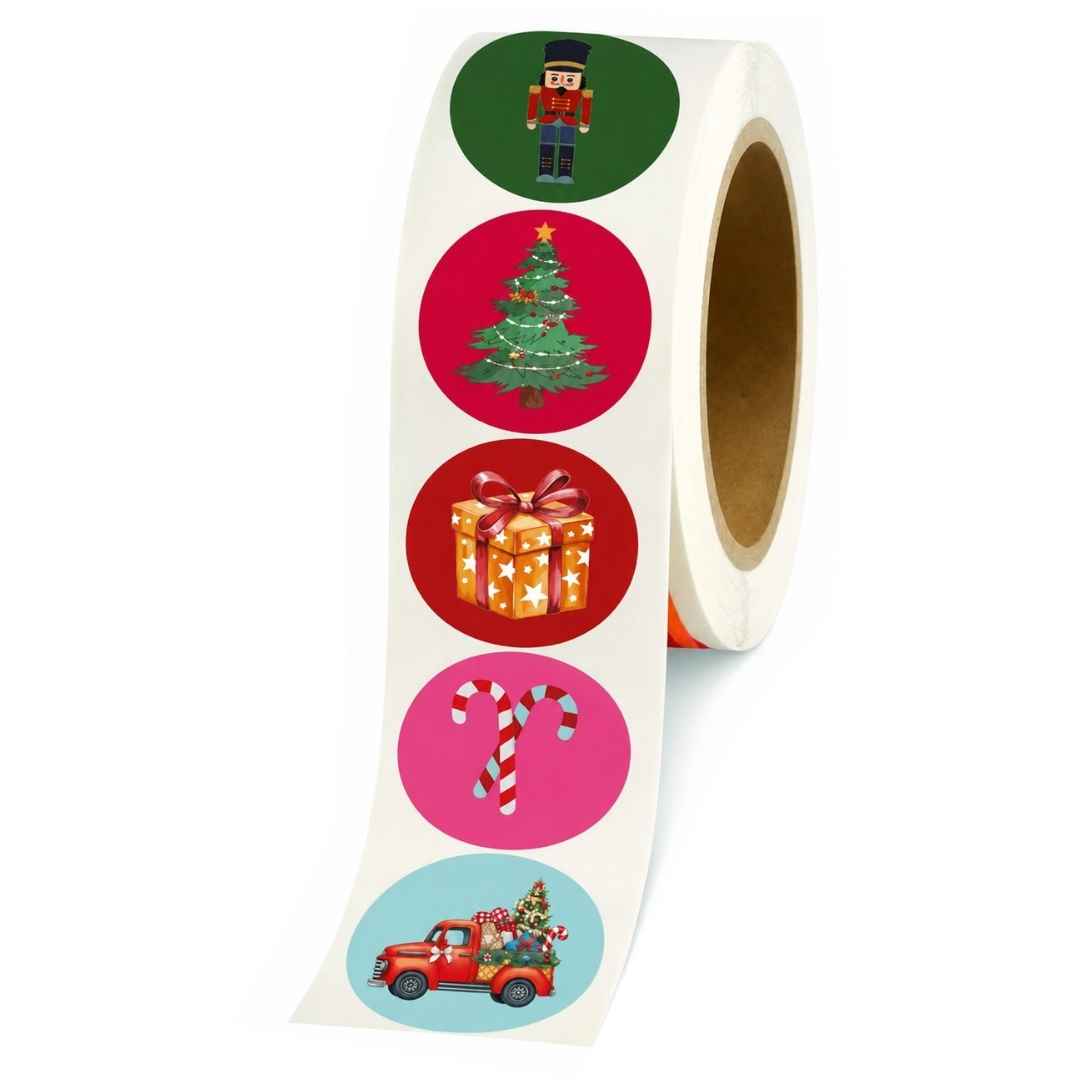 Etiketten - Holiday Cheer-Mix - 250 Stuks