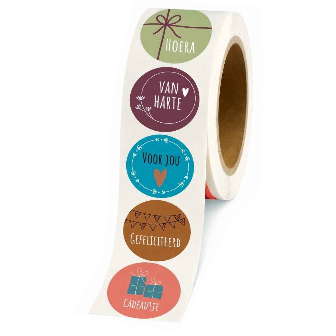 Etiketten - Little Joys - Mix - 250 Stuks