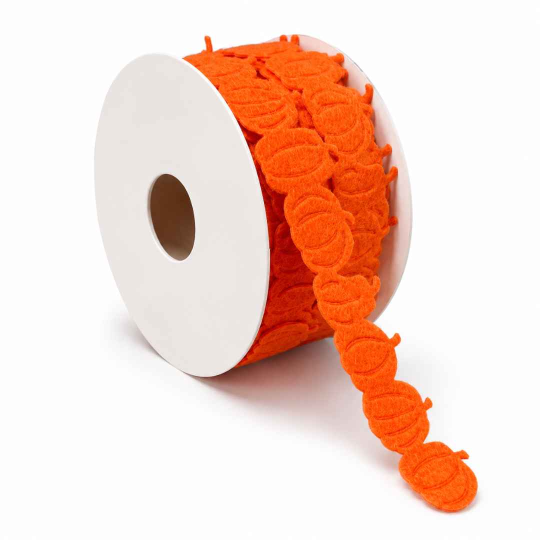 Pompoen lint – Oranje – 10 meter x 30 mm