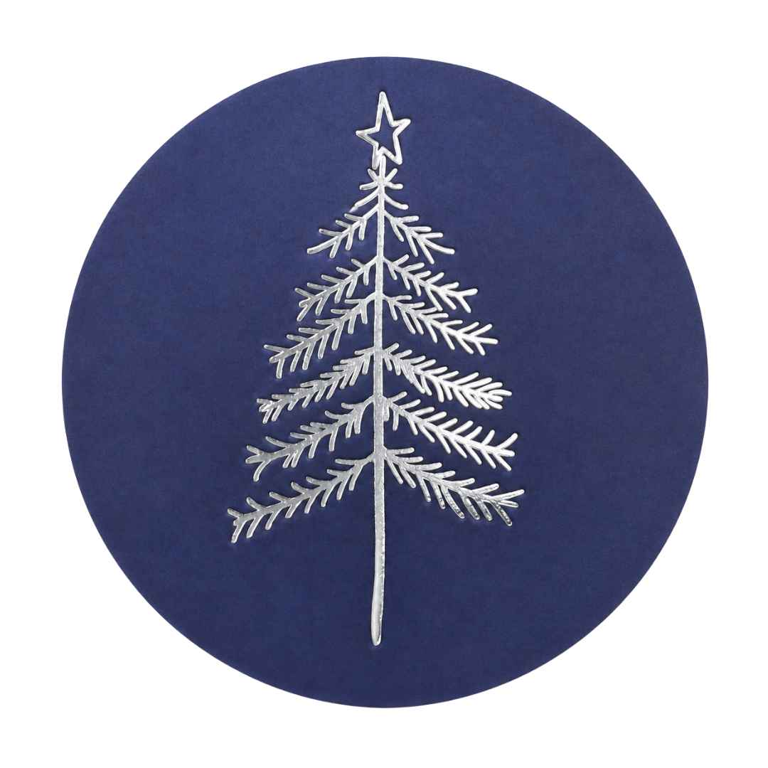Kerstboom Donkerblauw